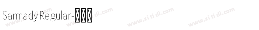 Sarmady Regular字体转换 Sarmady Regular字体转换